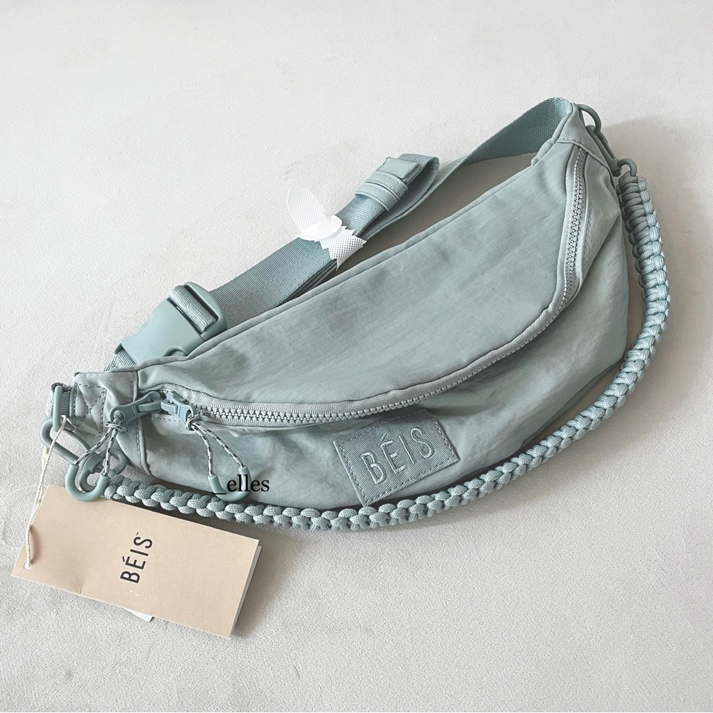 NWT BEIS Sport Pack belt bag in Slate